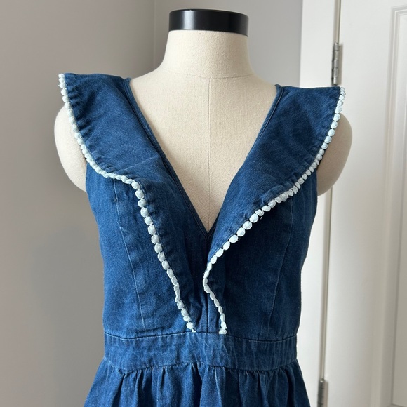 NWT Molly Bracken Ruffle Trim Woven Dress – Sz S - Picture 3 of 16